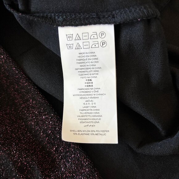 Michael Kors Metallic Twist Front Sheath Midi Dress Size Large Holiday Party - Picture 8 of 17